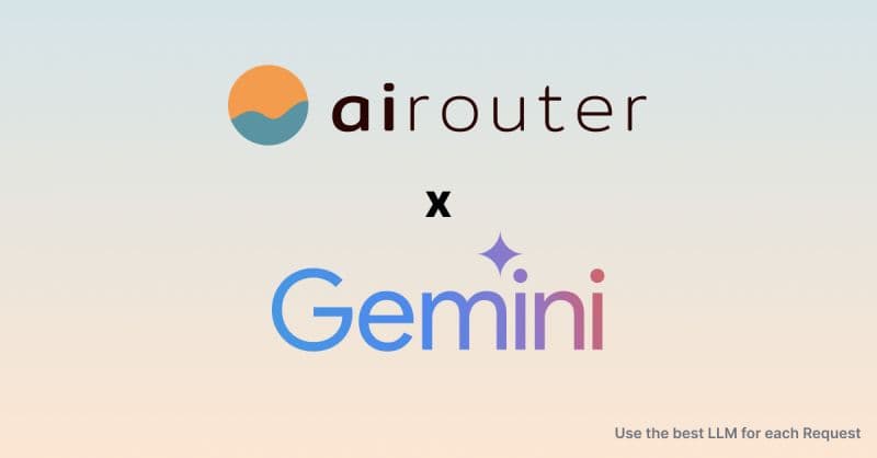 Cover Image for Introducing Google's Gemini Models to Airouter.io