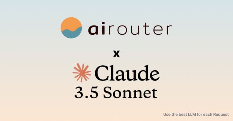 Cover Image for Introducing Claude 3.5 Sonnet: A New Contender at Airouter.io