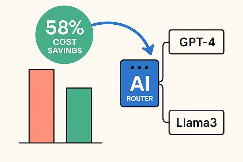 Cover Image for Maximizing Efficiency: How AI Router Cuts Costs by 58%